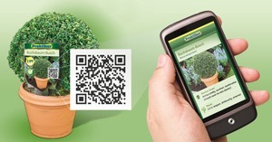 QR-Code am Point of Sale: die Pflanzenwelt-App Foto
