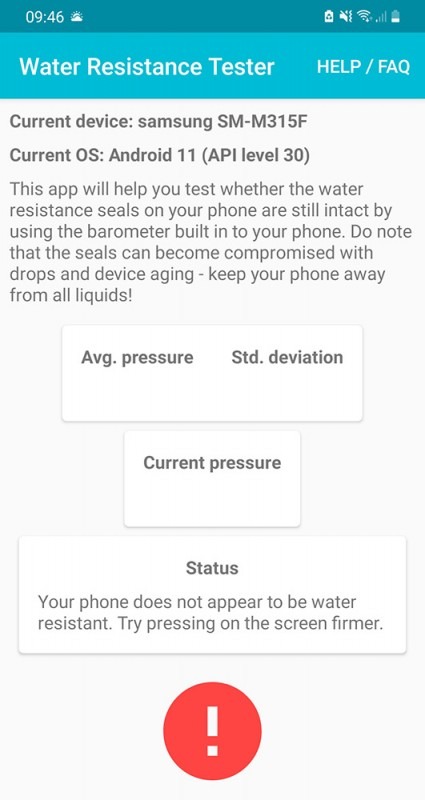 Handy wasserdicht? Smartphone-App testet die Wasserdichtigkeit ohne Wasser Foto