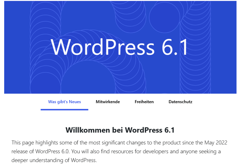 WordPress 6.1: Neues Theme Twenty Twenty-Three und mehr. Das ist neu in WordPress Foto