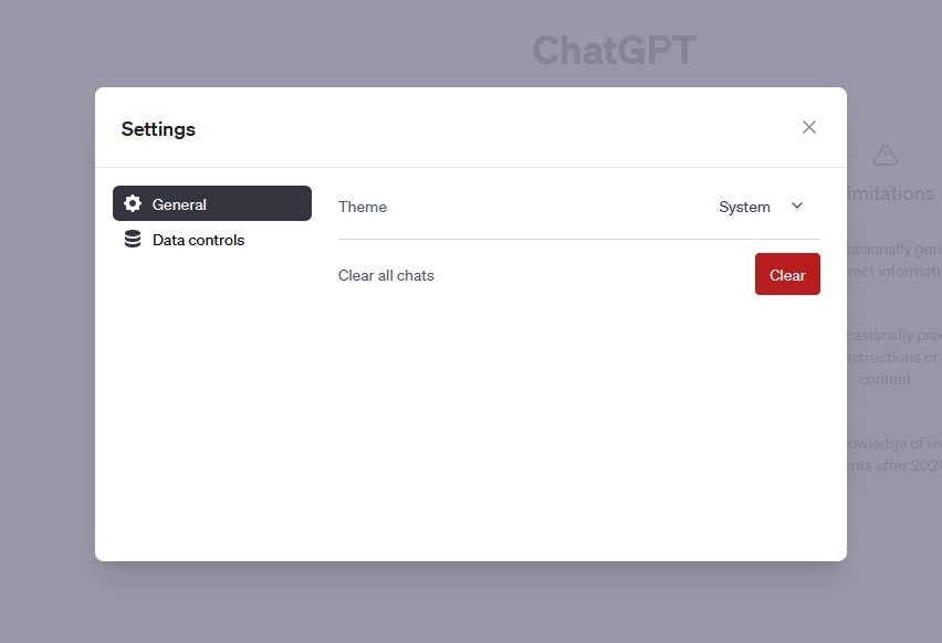 ChatGPT-Verlauf speichern, löschen, exportieren, teilen Foto