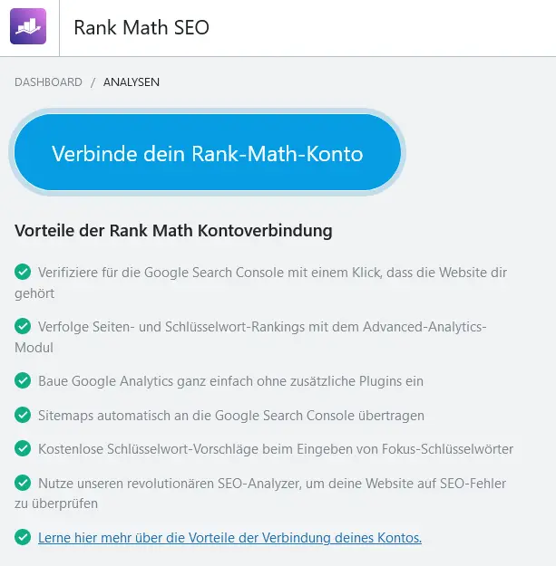 Rank Math Seo Screenshot