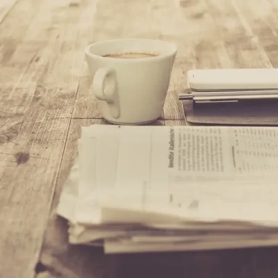 Newspaper, Zeitung, Kaffee
