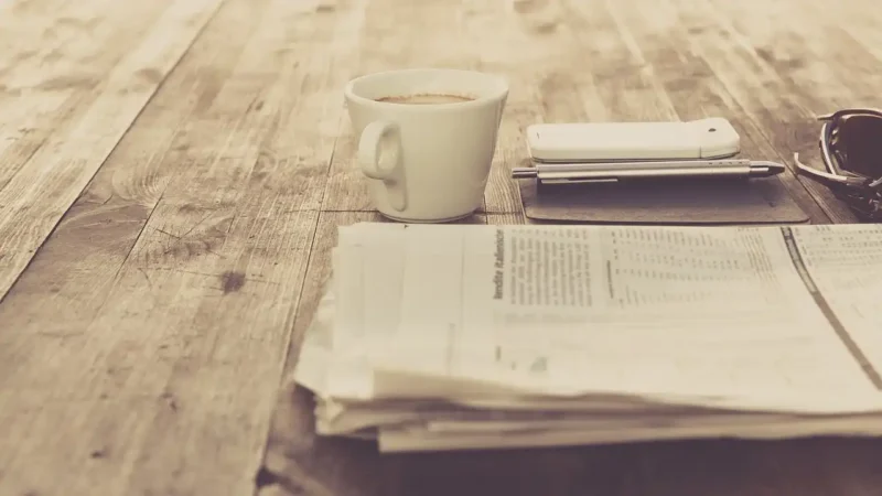 Newspaper, Zeitung, Kaffee