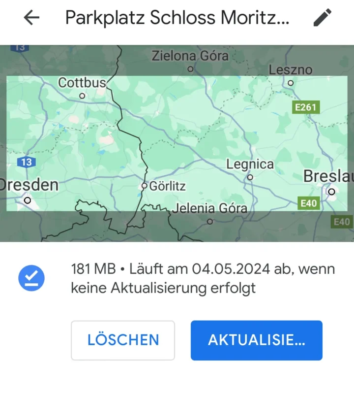 Google Maps Karten herunterladen und offline ohne Internet nutzen. Offlinekarten